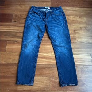 CAbi Dark Blue Straight Leg Jeans